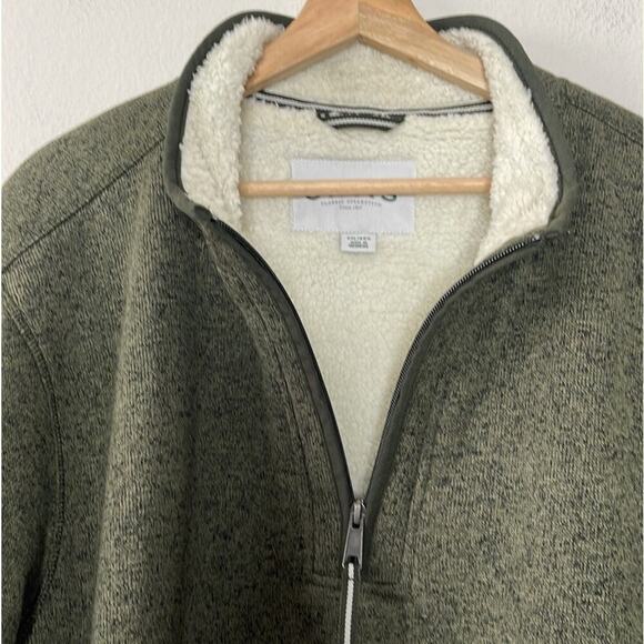 ORVIS MEN'S SHERPA LINED 1/4 ZIP PULLOVER WITH POCKETS SIZE XXL - Picture 6 of 9